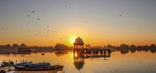 Beautiful Sunset Views in Jaisalmer